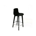 LOTTUS WOOD COUNTER STOOL-Black