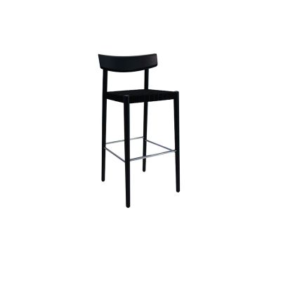 SMART BAR STOOL WITH WOVEN BAND SEAT