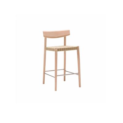 SMART COUNTER STOOL WITH WOVEN BAND SEAT