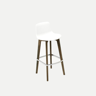 LOTTUS WOOD COUNTER STOOL-Wenge